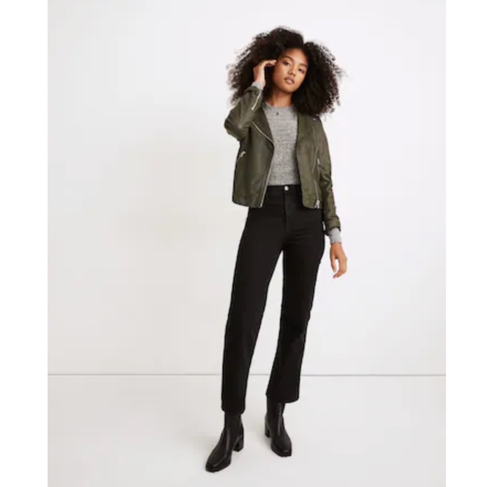 Madewell Slim Wide-Leg Jeans in Lunar Wash